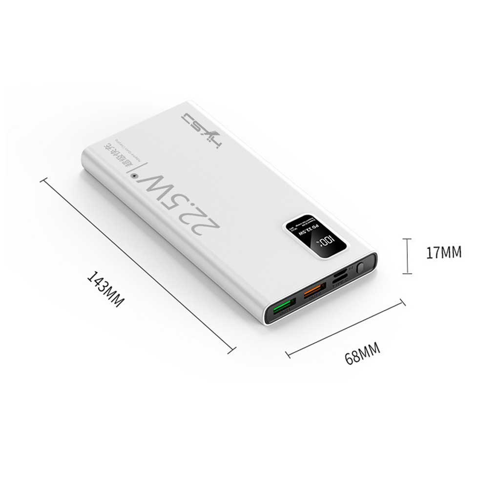 Pin Sạc Dự Phòng 10.000mAh HXSJ K7 - 2 Cổng sạc siêu nhanh 22.5W, Type-C 20W, Kích Thước Mỏng và Nhẹ - HÀNG CHÍNH HÃNG