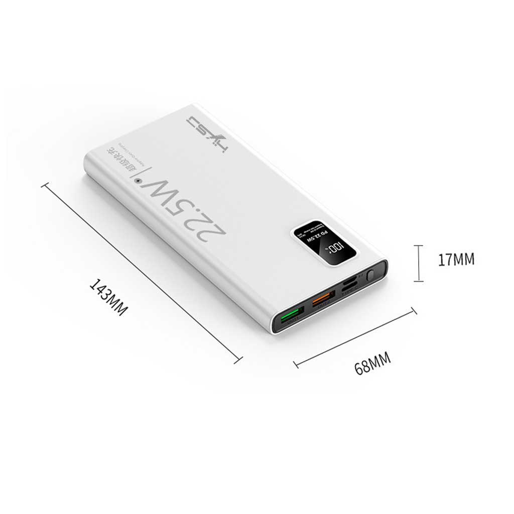 Pin Sạc Dự Phòng 10.000mAh HXSJ K7 - 2 Cổng sạc siêu nhanh 22.5W, Type-C 20W,  Kích Thước Mỏng và Nhẹ - HÀNG CHÍNH HÃNG