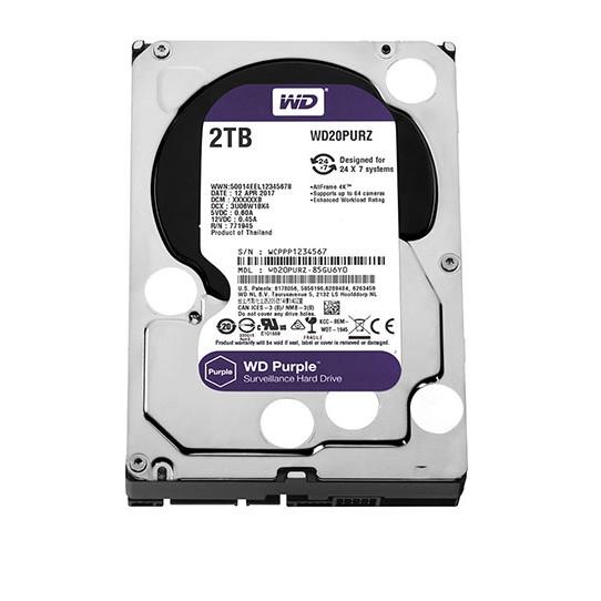 Ổ cứng 2TB Purple, chuyên dụng cho Camera, bh 3 năm chính hãng