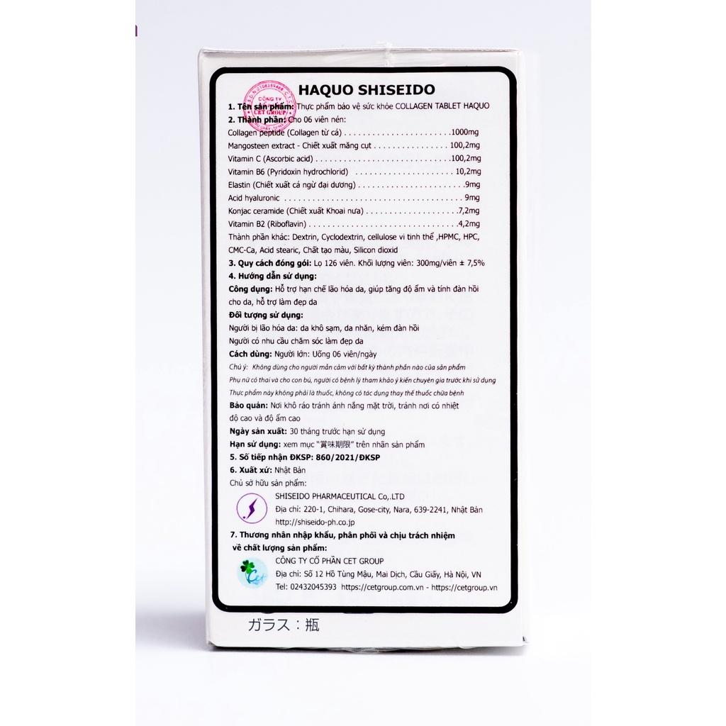 Viên uống bổ sung Collagen Shiseido Pharma Nhật Bản 126 viên mã SP01 - Hàng chính hãng