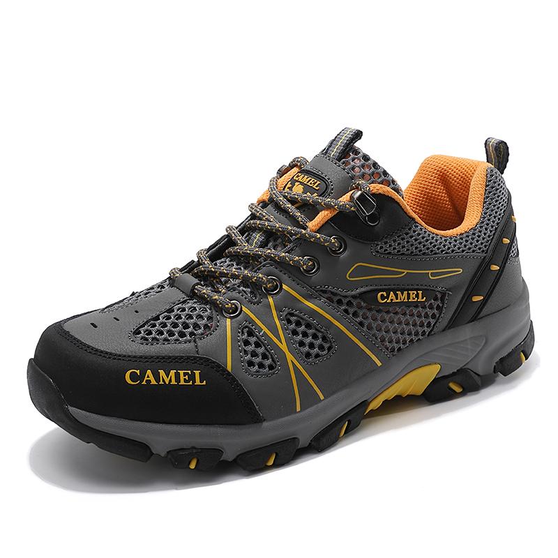 Giày đi bộ đi bộ đường dài ngoài trời Đàn ông Mesh Giày thể thao đi bộ đường dài. Color: Gray Shoe Size: 44