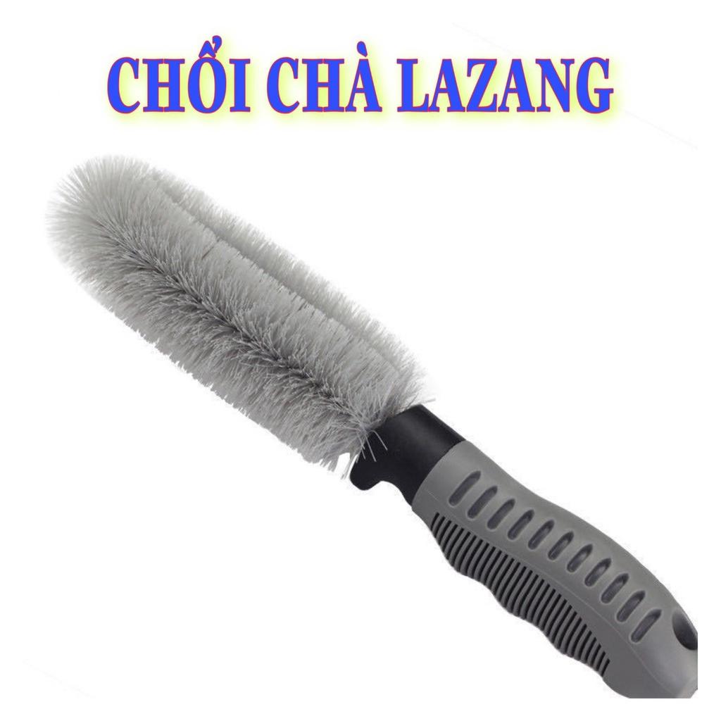 Chổi Cọ Rửa Lốp Và Lazăng Xe Ô Tô – Xe Hơi Cán Cao Su Chắc Chắn, Lông Sợi Cước Bền, Bàn Chải Rửa Vệ Sinh Lốp Vành Ô Tô