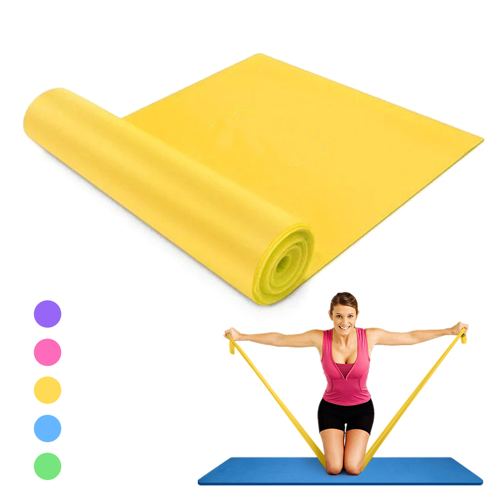 Băng Cản Yoga, Được Làm Bằng Mủ Cao Su Thiên Nhiên, Có Độ Đàn Hồi Và Độ Bền Cao,Hỗ Trợ Tập Nhiều Vùng Cơ