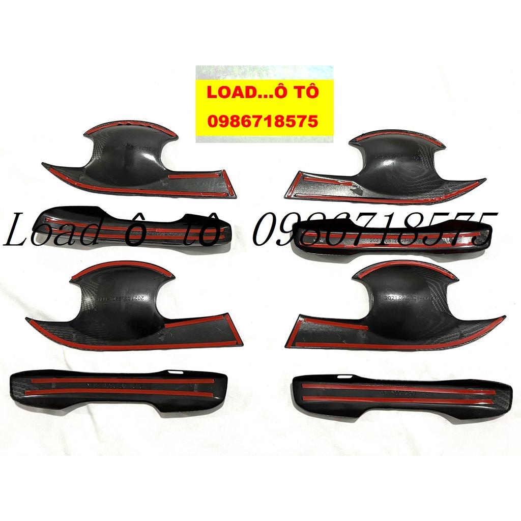 Ốp Tay Nắm, Hõm Cửa Vân Carbon Xe Honda Civic 2022-23 Mẫu Vân Carbon Cao Cấp
