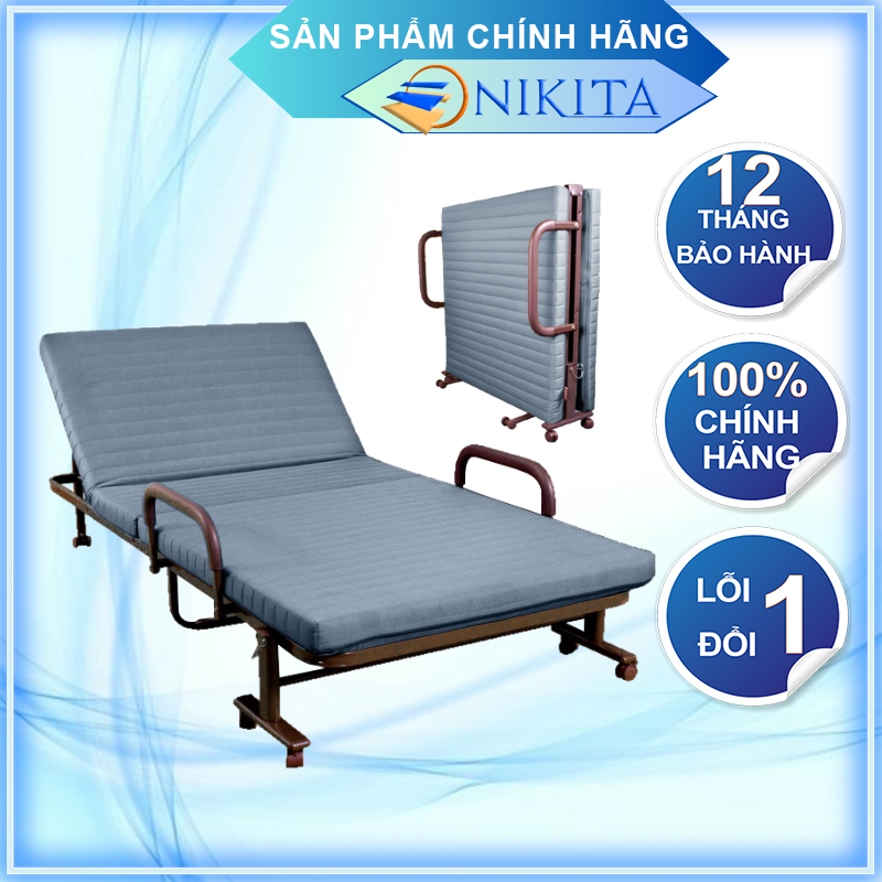 Giường Gấp Gọn Hàn Quốc Cao Cấp - Betlto20 Nhiều Size - Màu Sắc - 75X190X35 Cm - Xám Ghi
