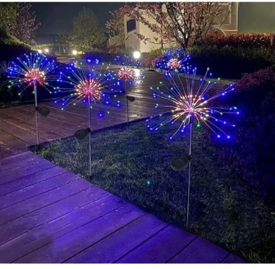 1 ĐÈN PHAO HOA NĂNG LƯỢNG MẶT TRỜI TRANG TRÍ NHIỀU MÀU SẮC CỰC ĐẸP MẪU MỚI