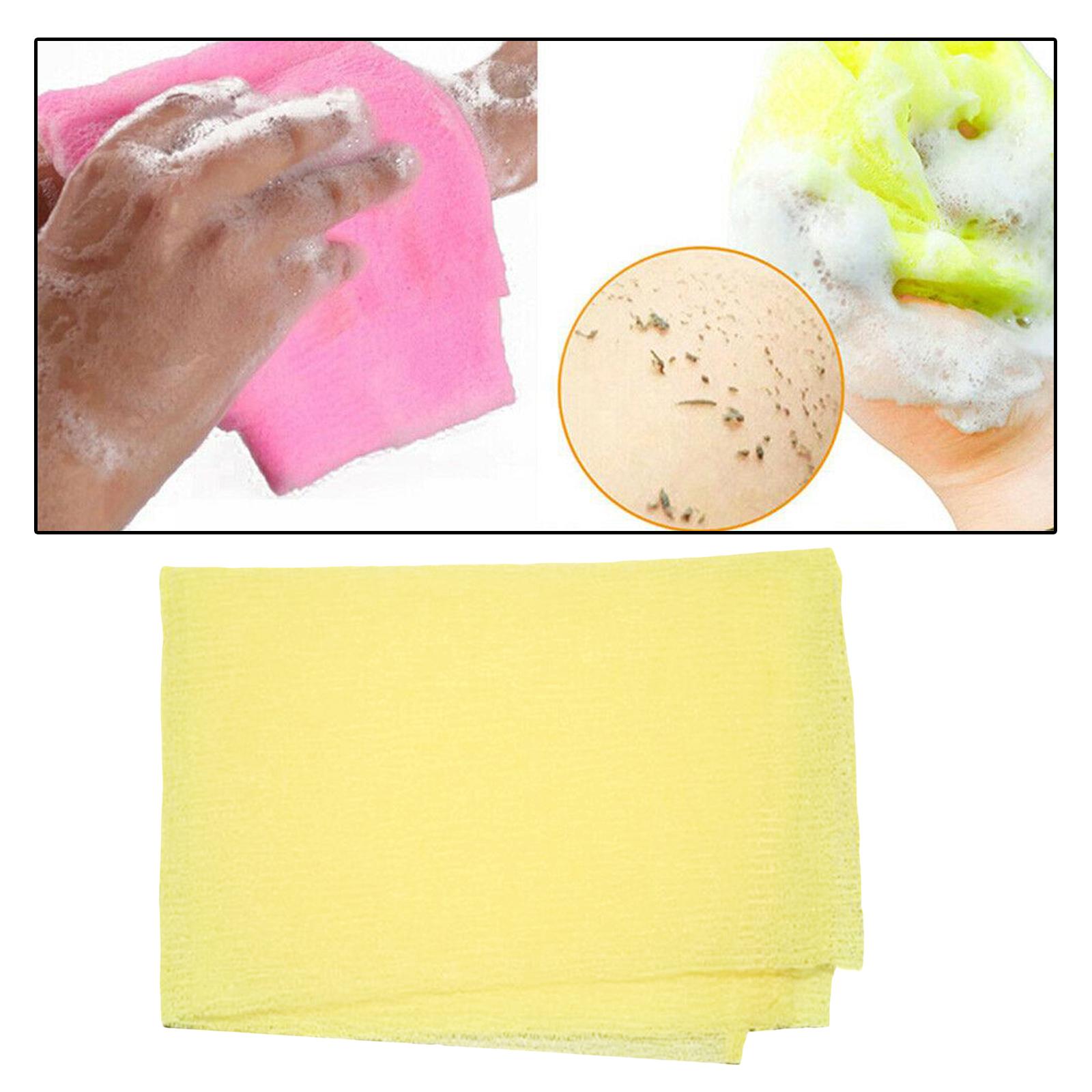 1pc Nylon Exfoliating Bath Towel Cloth Magic Household Washing Cleaning