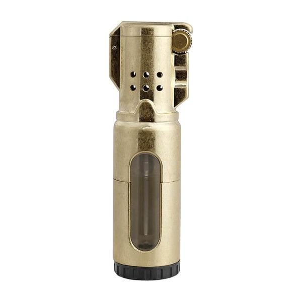 Vỏ Hộp Quet Bật Lửa Khò Ga Đá 3 Tia ZB-663, có ô quan sát dung lượng ga trong suốt