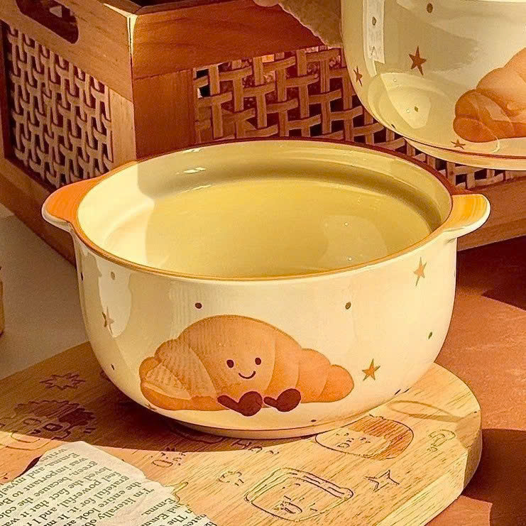 Tô Sứ Có Nắp 800ml Nhiều Họa Tiết Dễ Thương | Bát Sứ Cao Cấp Đựng Mì, Canh, Cháo | Dùng Lò Vi Sóng - HÀNG CHÍNH HÃNG MINIIN