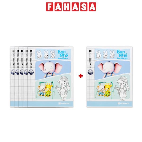 [MUA 5 TẶNG 1] Tập Học Sinh Class Bạn Nhỏ - 4 Ô Ly - 96 Trang 100gsm - Hồng Hà 0355 - Mẫu 7