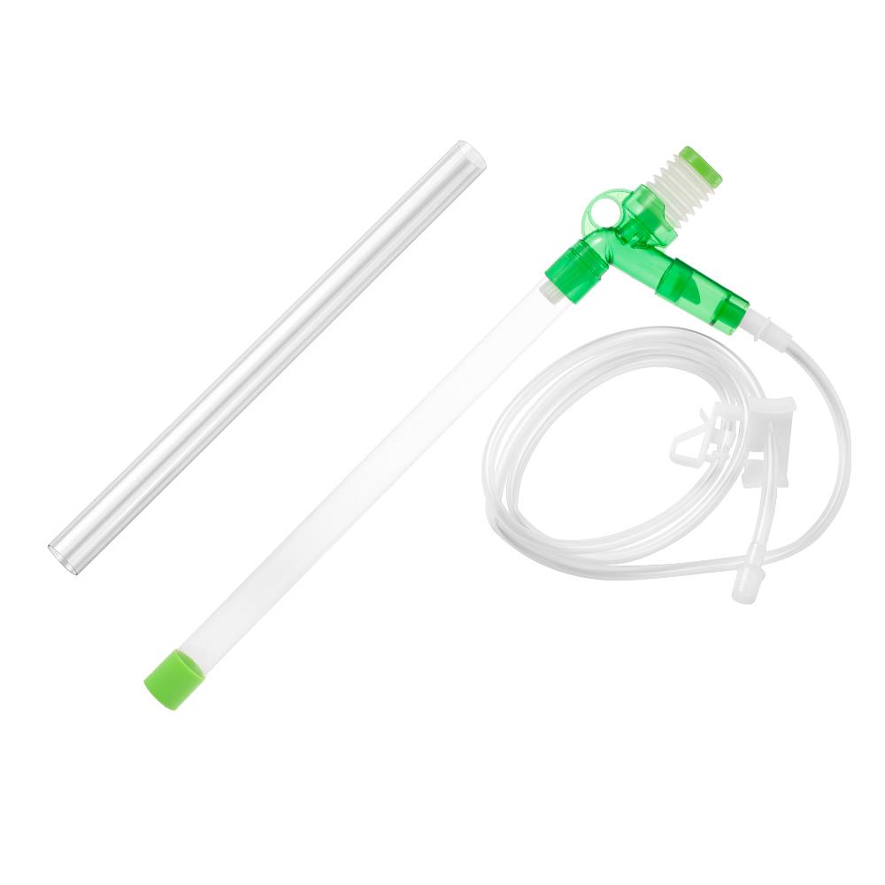 Máy vệ sinh hồ cá gồm ống mềm 6ft, kẹp dòng nước, kẹp ống và thiết kế van chống chảy ngược