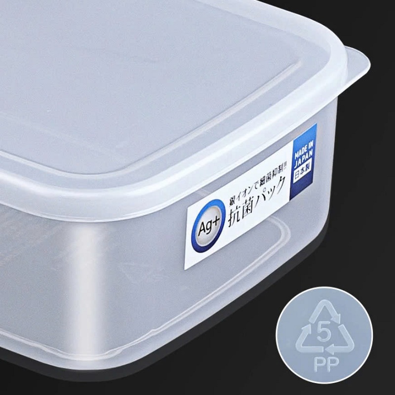 Hộp thực phẩm kháng khuẩn Ag+ 1.3L - Hàng nội địa Nhật Bản nhập khẩu chính hãng