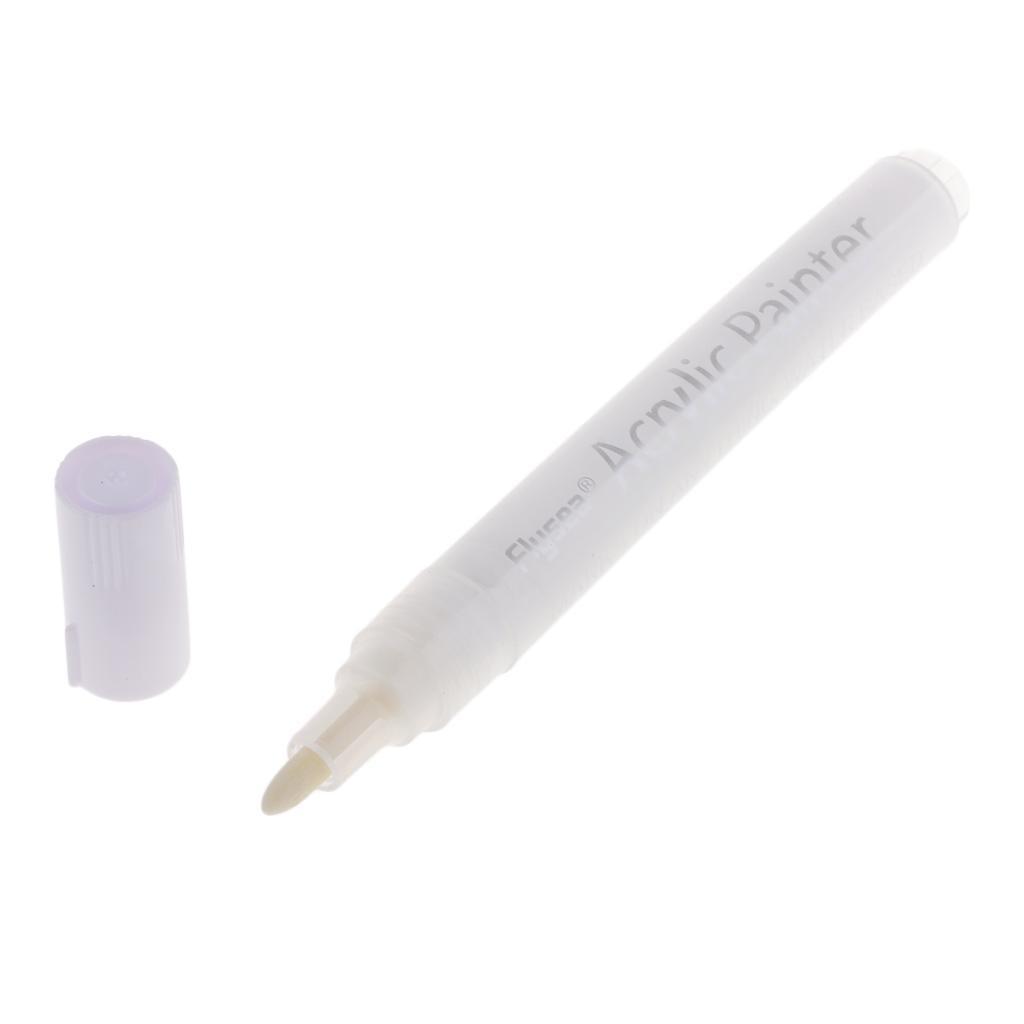 3x Waterproof Acrylic Paint Markers Pen for Glass,Metal, Wood,Ceramic,Fabric