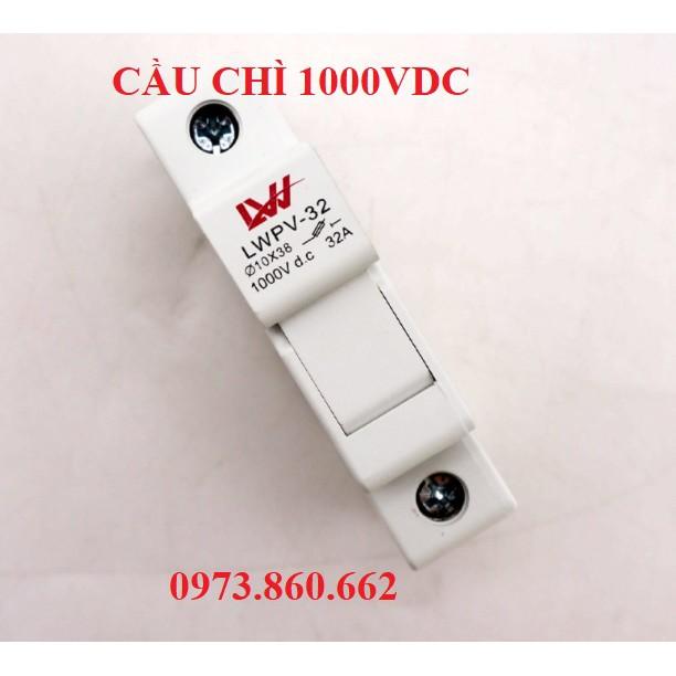 Cầu chì DC dùng cho năng lượng mặt trời 15A - 32A 1000VDC - Cầu chì DC