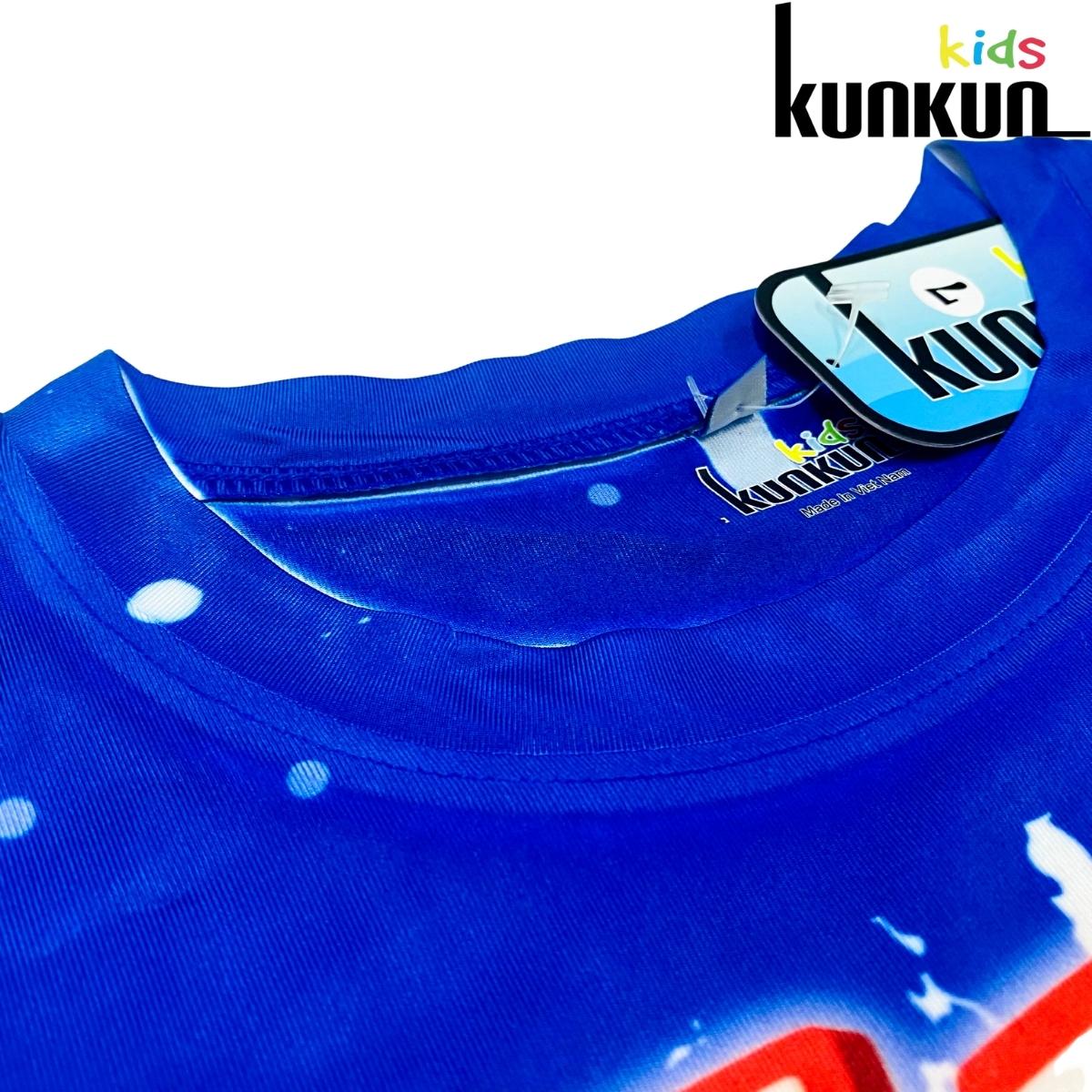 Quần áo trẻ em KUNKUN TP834 in 3d hình roblox cho bé trai size đại từ 10-60kg chất thun lạnh thoáng mát co giãn 4 chiều