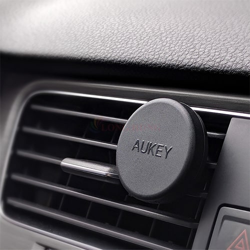 Giá đỡ điện thoại nam châm trên ô tô Aukey Magnetic Car Mount HD-C5 - Hàng chính hãng