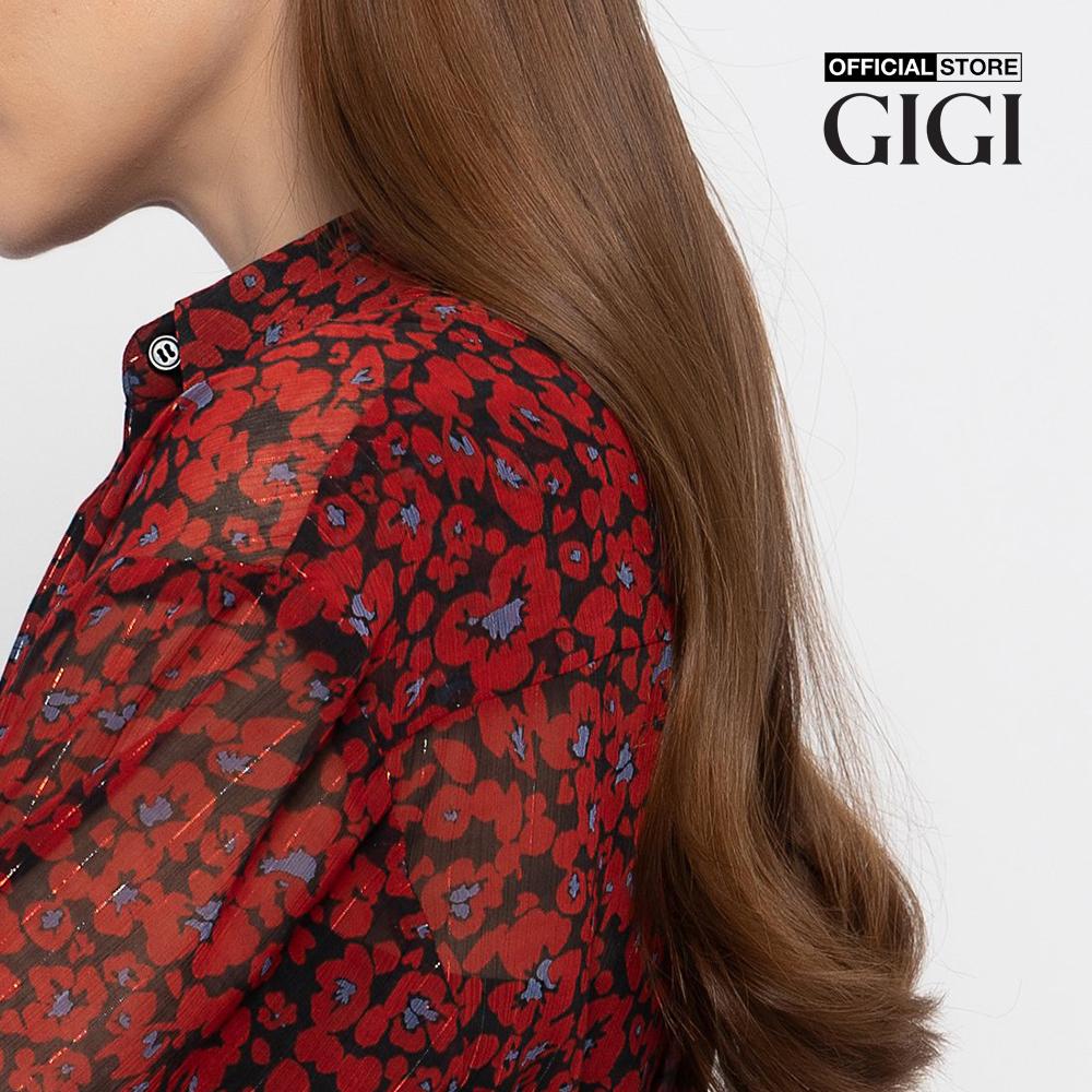 GIGI - Áo sơ mi nữ tay dài họa tiết hoa nữ tính G1108T221213