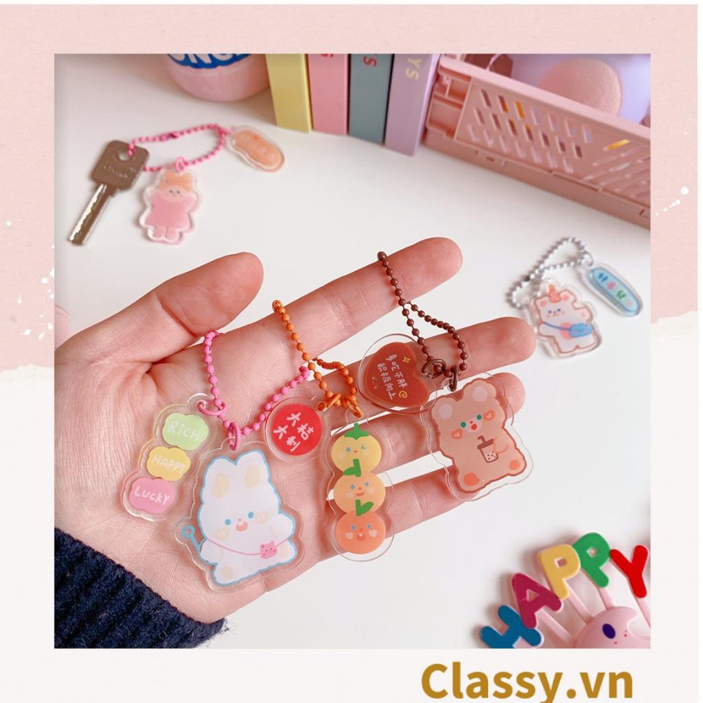 Phụ kiện đeo giày thể thao, móc chìa khóa, airtag, Móc khóa Classy Keychain, Cài Airpod Hoạt Hình Nhiều Màu Sắc PK656