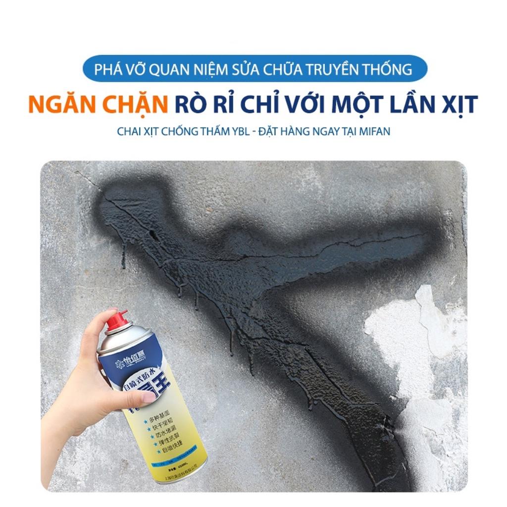 Bình xịt chống thấm, chống dột chống thấm nước hiểu quả sử dụng trên mọi loại bề mặt đa năng