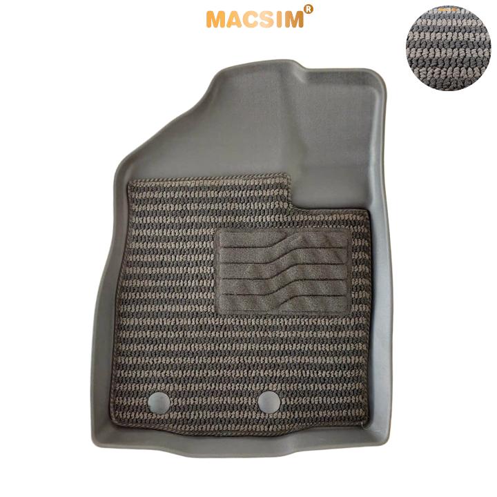 Thảm Lót Sàn 2 Lớp TPE Macsim Toyota Raize Chuẩn Form, Bền, Không Mùi (sd3 xám đen ct)