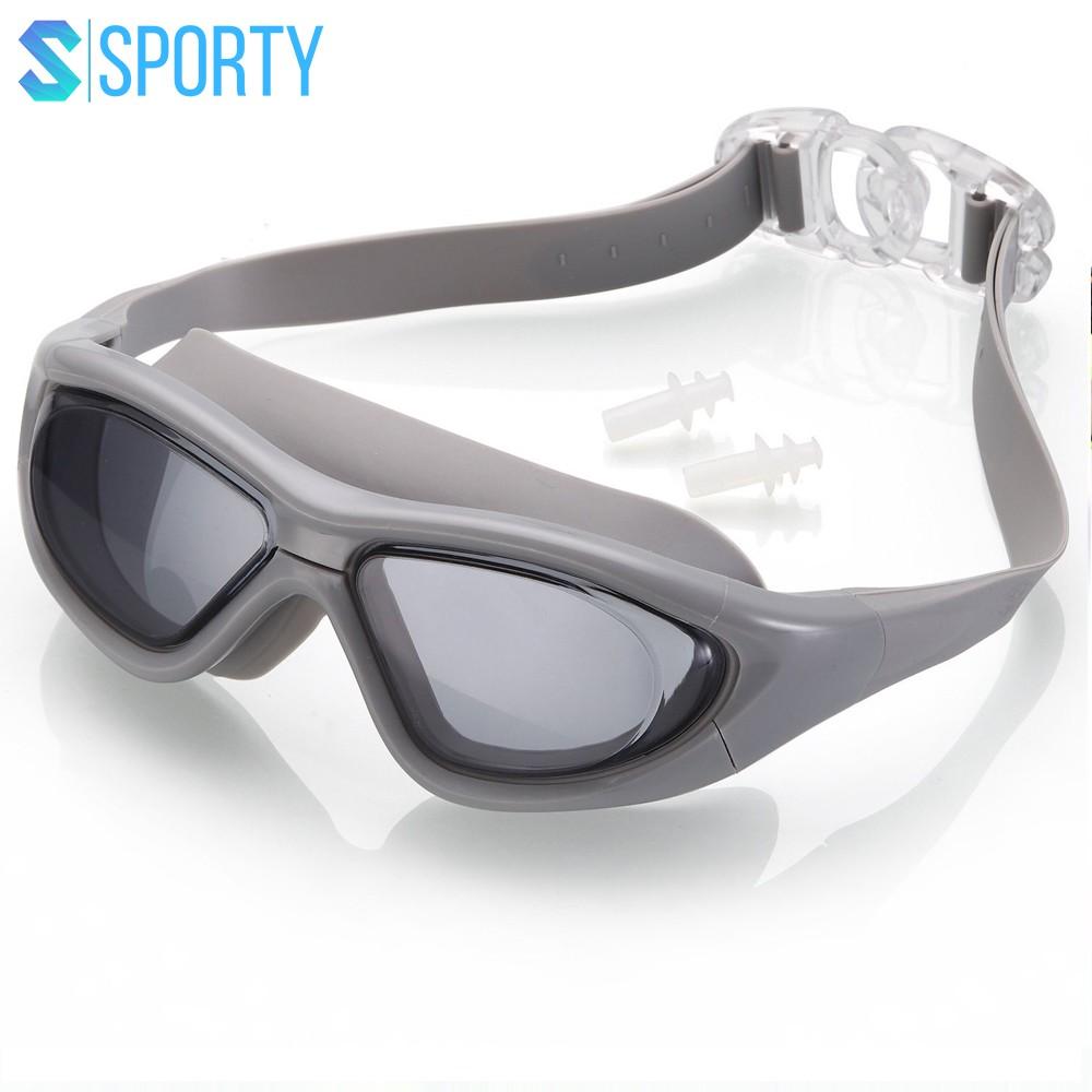 Kính bơi người lớn SPORTY góc nhìn panorama công nghệ mắt kính cản tia UV hạn chế sương mờ