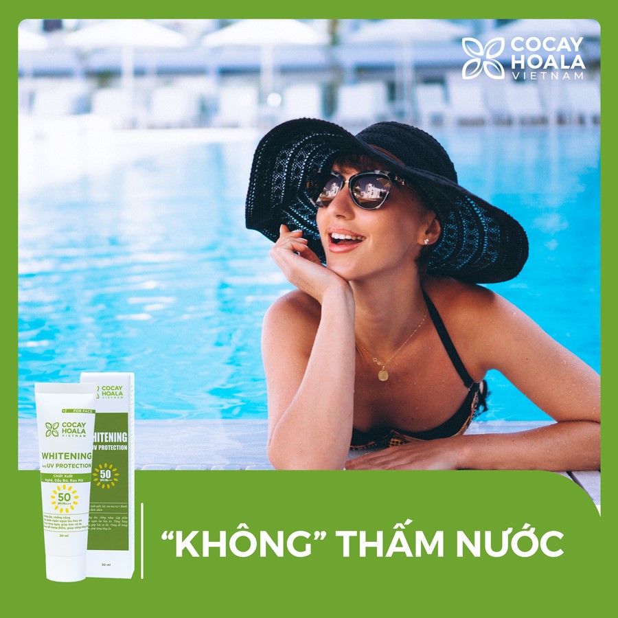 Kem Chống Nắng Bơ Nghệ Kiềm Dầu, Chống Thấm Nước, Nâng tông da SPF50+ PA+++ 30ml