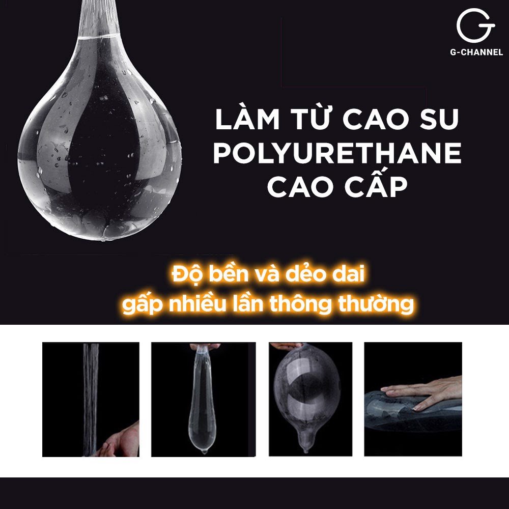 Bao cao su Sagami Feel Up - Siêu điểm nổi kèm 1 chiếc BCS Gun Super Thin