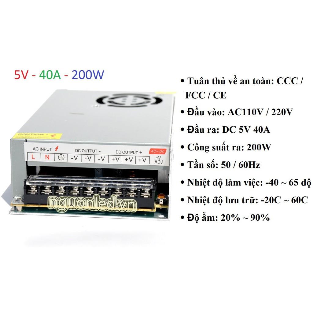 NGUỒN TỔ ONG 5V - 30A/40A/60A (150W/200W/300W) NÊN MUA LOẠI TỐT,GIÁ RẺ CHẤT LƯỢNG ĐỦ AMPE.MUA TẠI SHOPNGUONLED