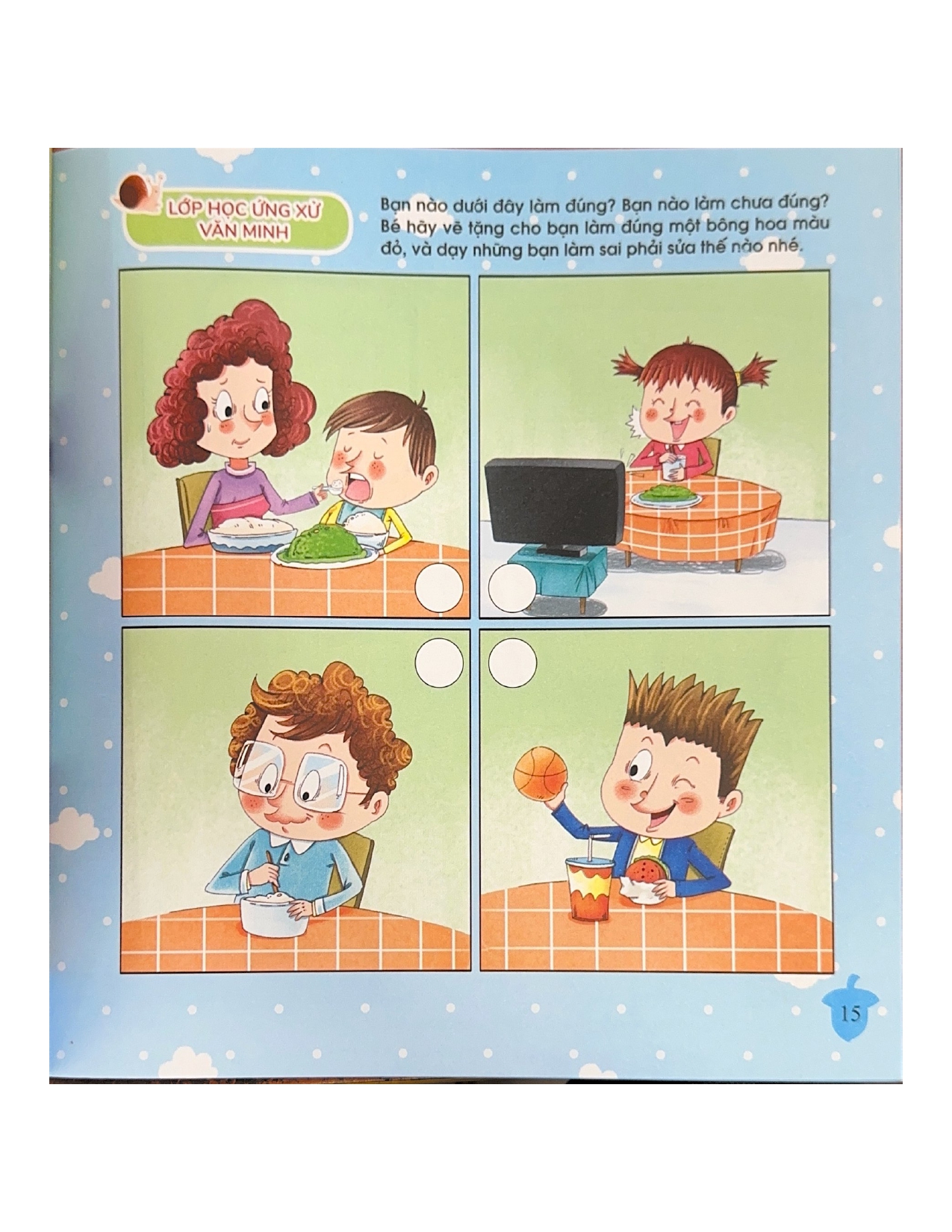 Dạy Con Học Lễ Giáo - Lớp Mầm 2 - Tứ Diệp Thảo - Vanlangbooks