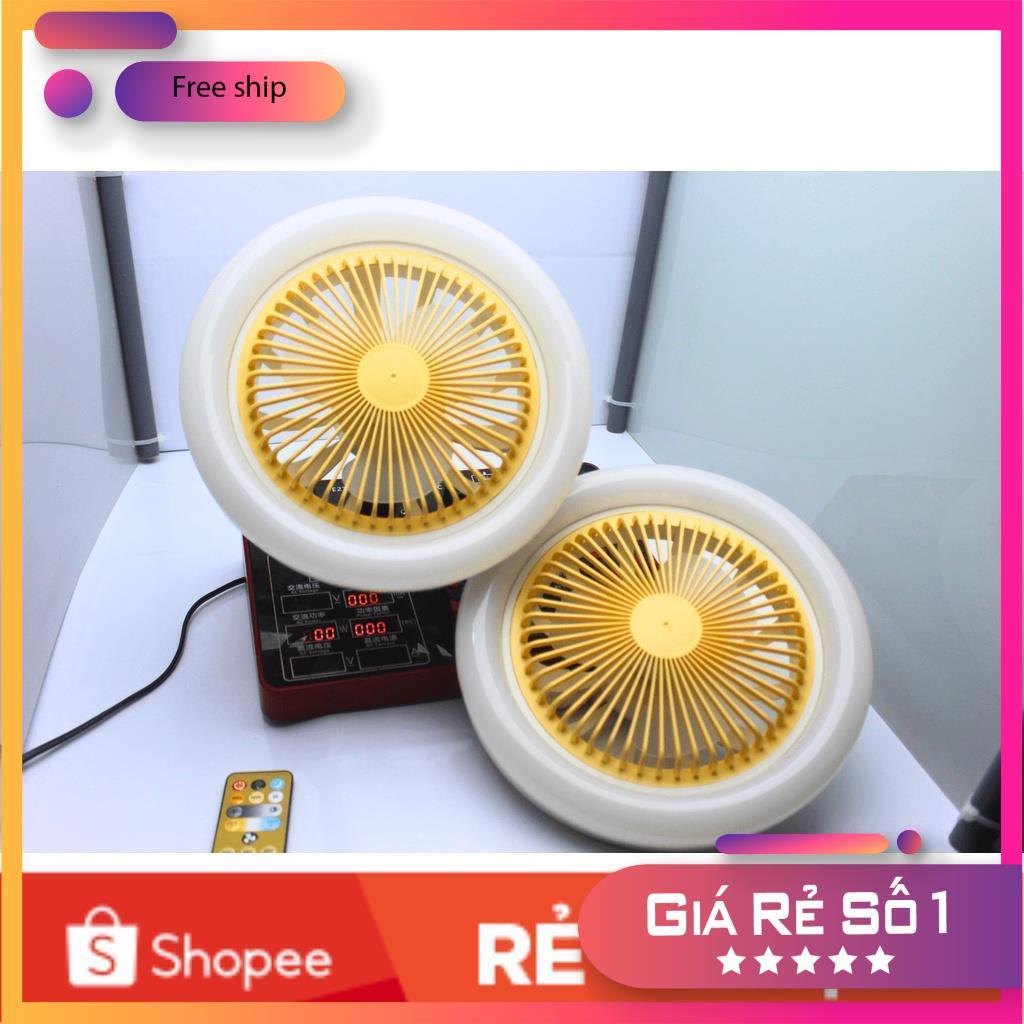 Quạt Trần Đèn LED Nhỏ 9,8 inch gắn đuôi E27 điều chỉnh im lặng 30W cho phòng khách phòng ngủ trẻ em
