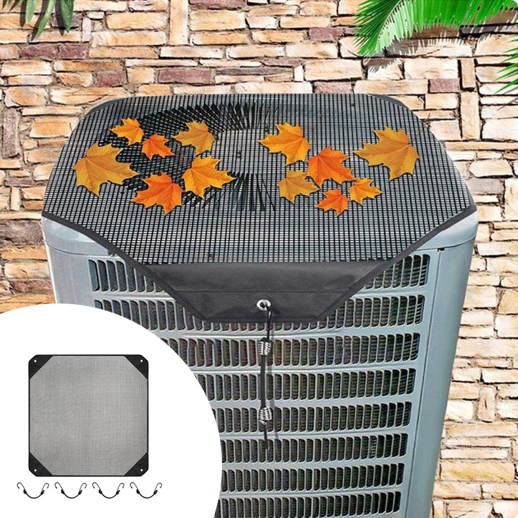Air Conditioner Covers for Outside Units Mesh, Central AC Leaf Guard Cover for Outdoor Compressor All Season
