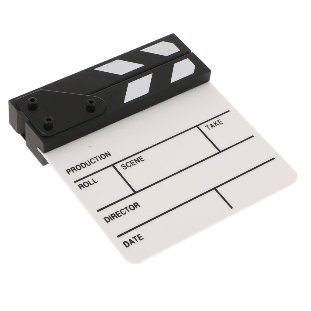 Movie Props Clapper  Microfilm Making Clapboard with Wooden Slate