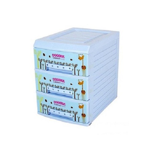 Tủ nhựa mini 3 tầng  để đồ dùng đô trang điểm tiện lợi Shop giao mầu ngẫu nhiên