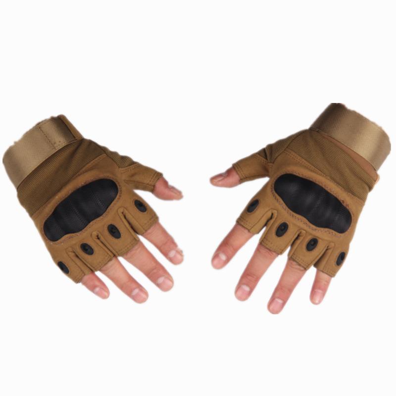 Thuận lợi nhất ngoài trời găng tay nửa ngón chiến thuật bảo vệ đi xe huấn luyện thể thao người hâm mộ quân sự lực lượng đặc biệt găng tay chống trượt chống mài mòn