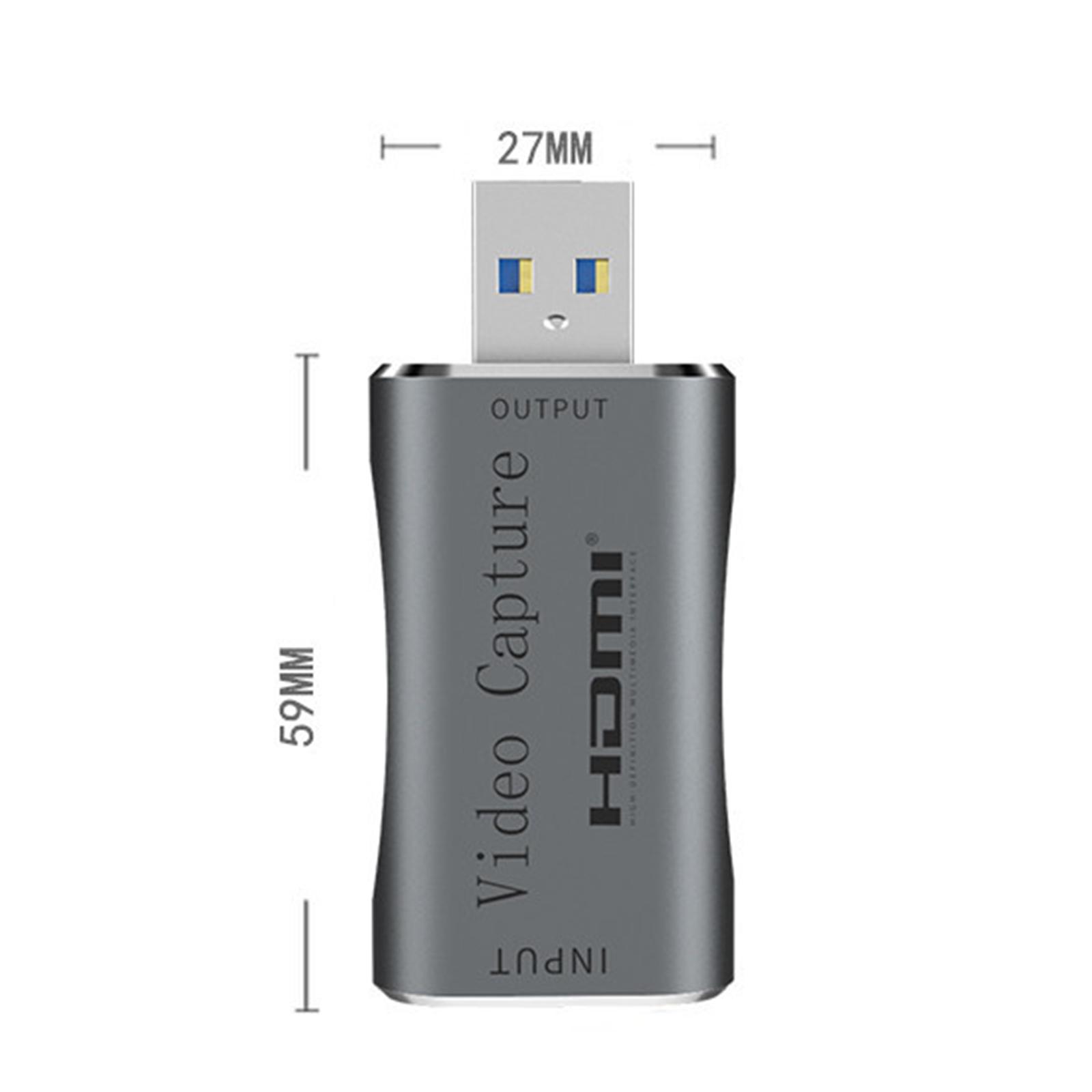 1080P 4K HDMI to USB 3.0 Video Capture Card Game Audio Live Streaming