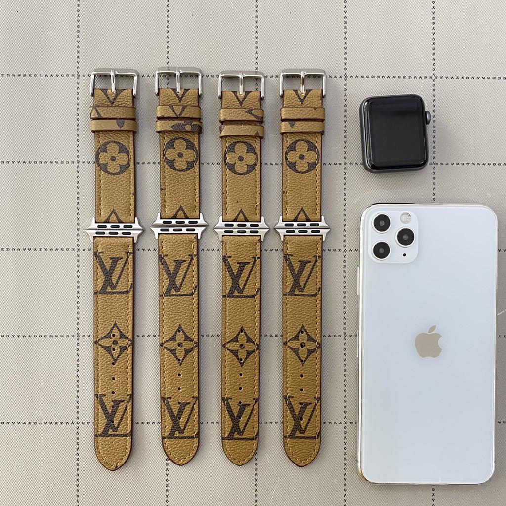 Dây da in họa tiết cực nổi bật dành cho apple watch mới nhất 2021
