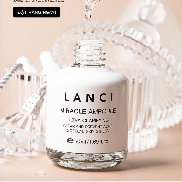 Siêu Serum Lanci Miracle Ampoule - Dưỡng ẩm, giúp làn da sáng khỏe đều màu - Kem dưỡng da & Serum khác Nhãn hiệu LANCI | MyPhamTrucXinh.com
