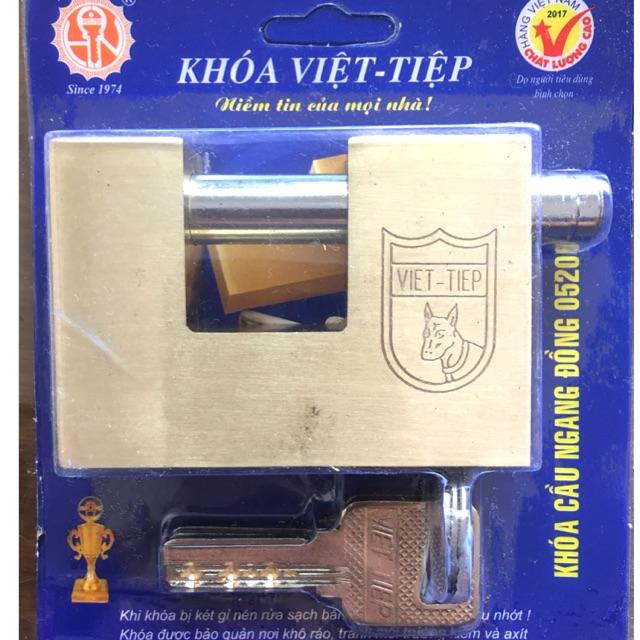 Ổ khóa cầu ngang đồng Việt Tiêp - 05206 cao cấp, cực kì chắc chắn