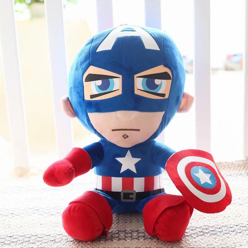 Gấu Bông Siêu Anh Hùng Đáng yêu Cho Bé Marvel Avengers Người Sắt Nhện nhân Batman Captain America Iron Man Spiderman