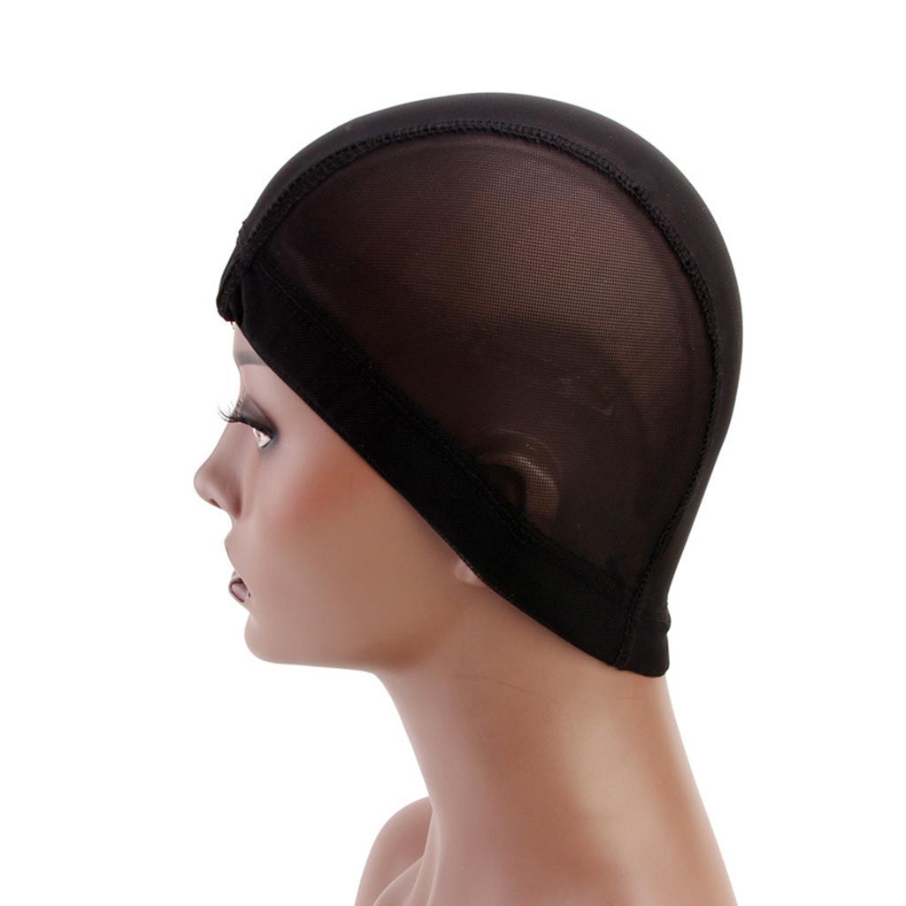 Dome Wig Cap for Making Wigs Breathable Mesh Wig Cap Elastic Weaving Cap