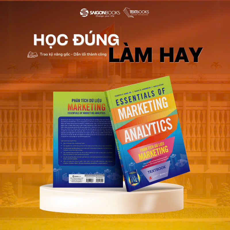 SÁCH - Textbook - Phân Tích Dữ Liệu Marketing - Tác giả Joseph F. Hair, Jr., Dana E. Harrison, Haya Ajjan