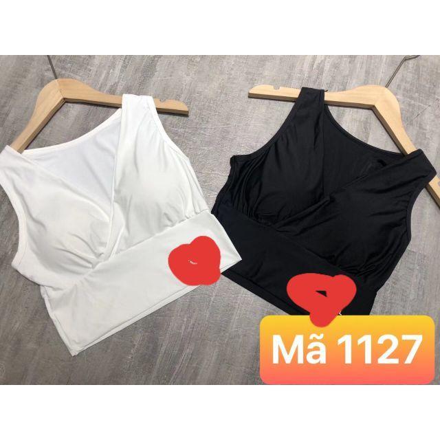 Croptop có mút thun lạnh cao cấp - croptop thun có đệm