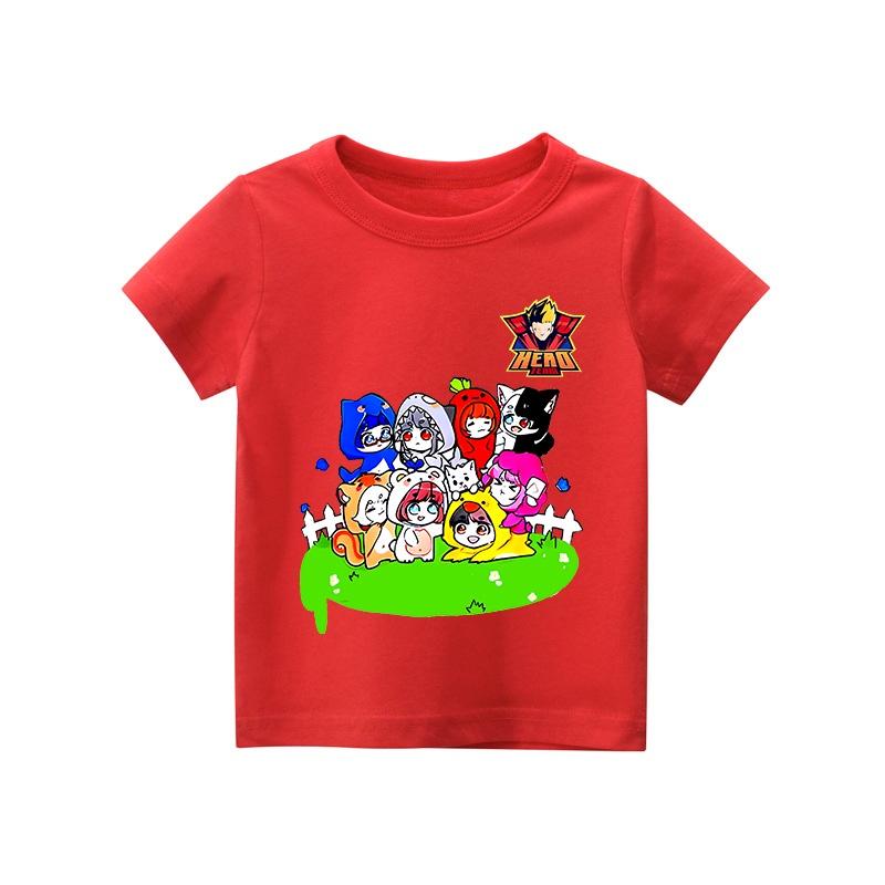 Áo thun trẻ em HERO TEAM 6 , 8 màu áo, đầy đủ size có big size, MÀU KHÁC NHẮN TIN SHOP