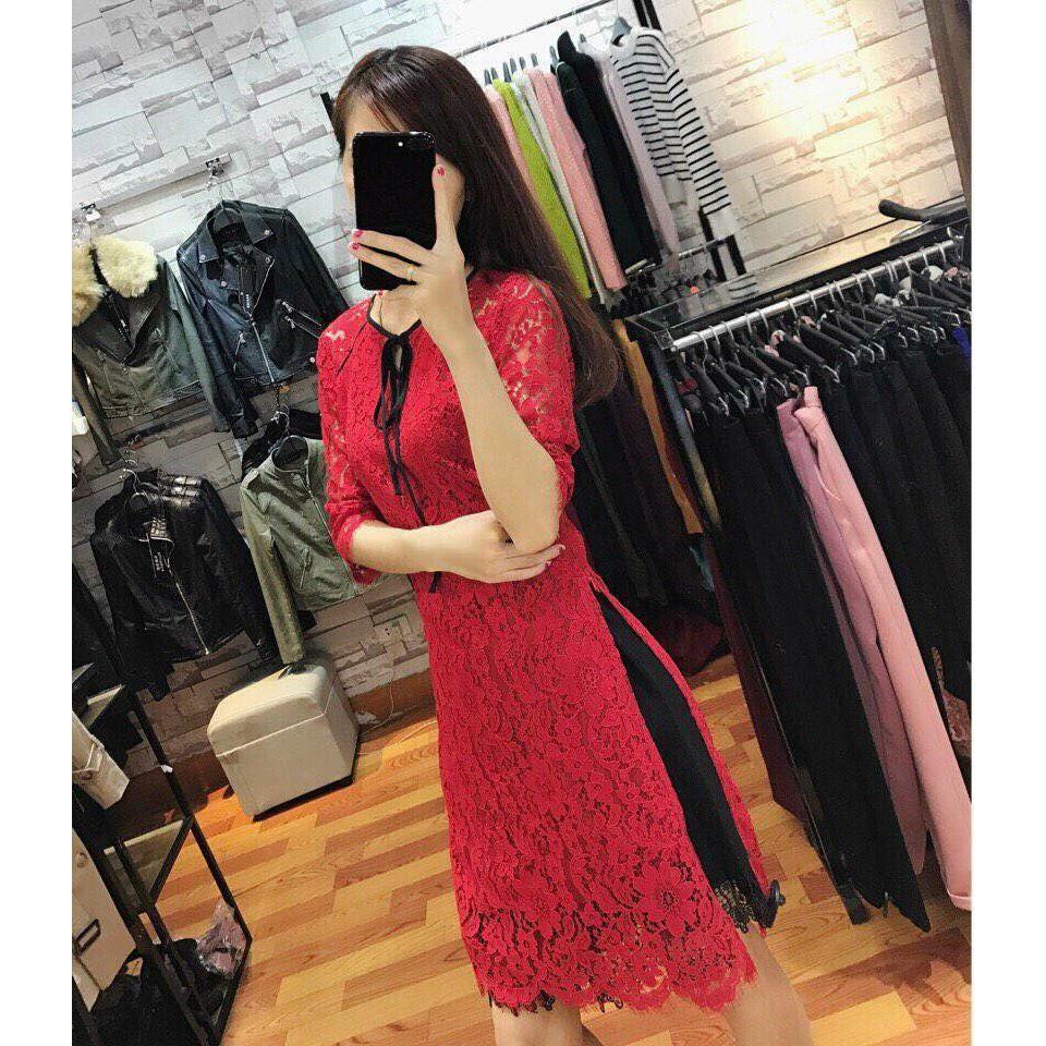 ÁO CÁCH TÂN REN LÓT LỤA CAO CẤP