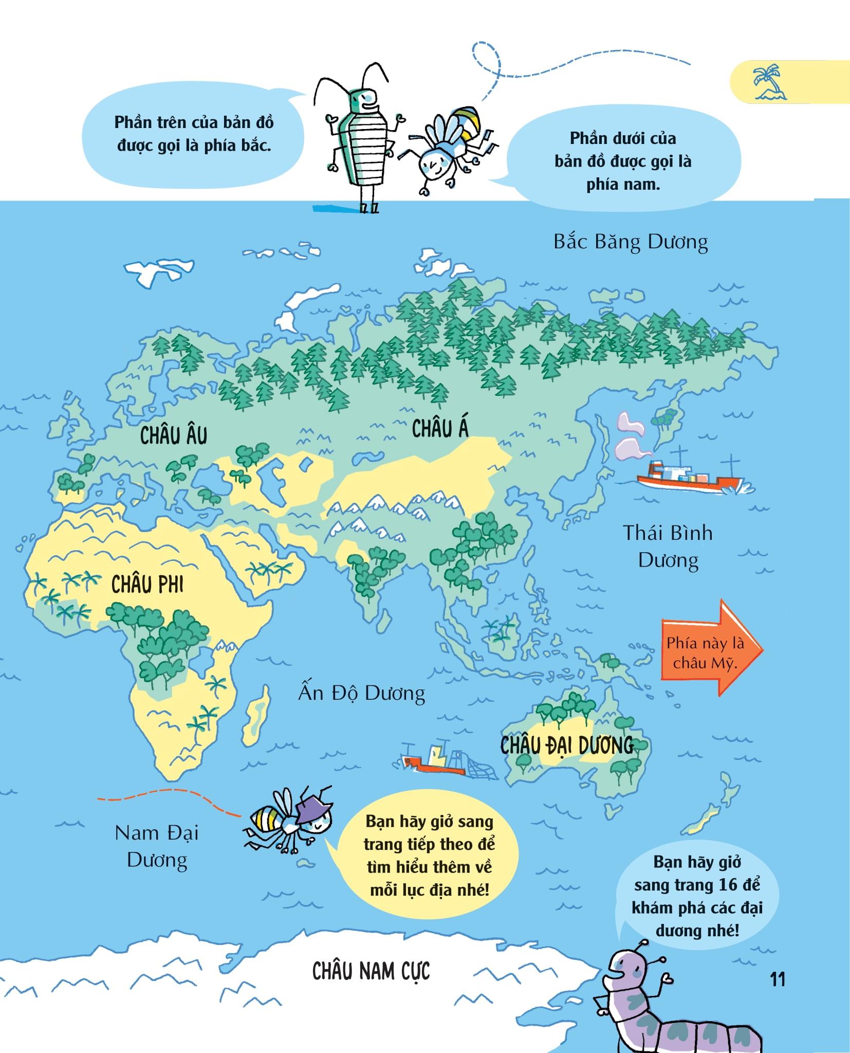 Sách - Những Kiến Thức Địa Lý Thiết Yếu Dành Cho Học Sinh Tiểu Học