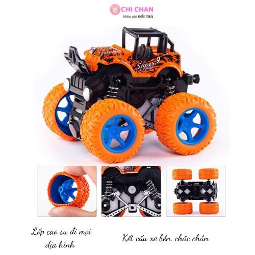 Đồ chơi xe ô tô địa hình 360 độ monster truck, xe quái xế chạy được trên mọi địa hình