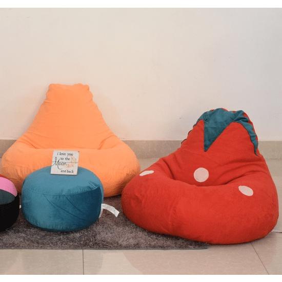 Ghế lười hạt xốp thư giãn The Beanbag House dáng quả lê, thoải mái, êm ái, phù hợp mọi đối tượng cho trẻ em và người lớn