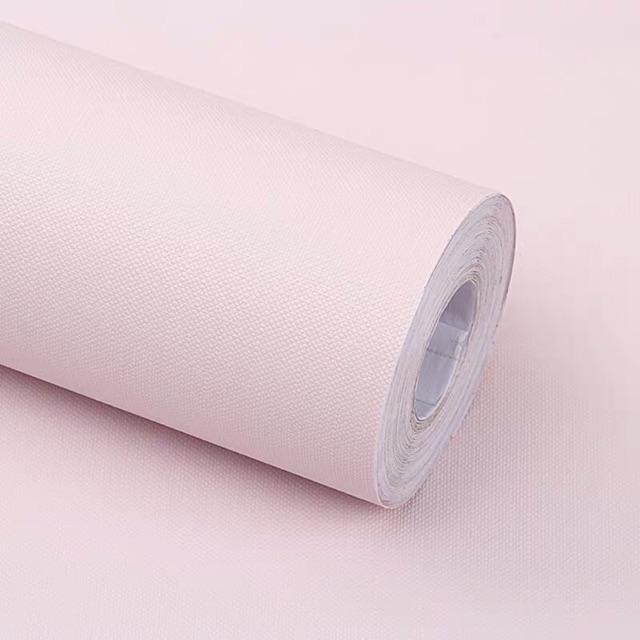 10m giấy dán tường nhám hồng keo sẵn khổ 45 cm