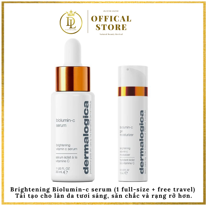 Brightening Biolumin-c serum (1 full-size + free travel) - Tái tạo cho làn da tươi sáng, săn chắc và rạng rỡ hơn.