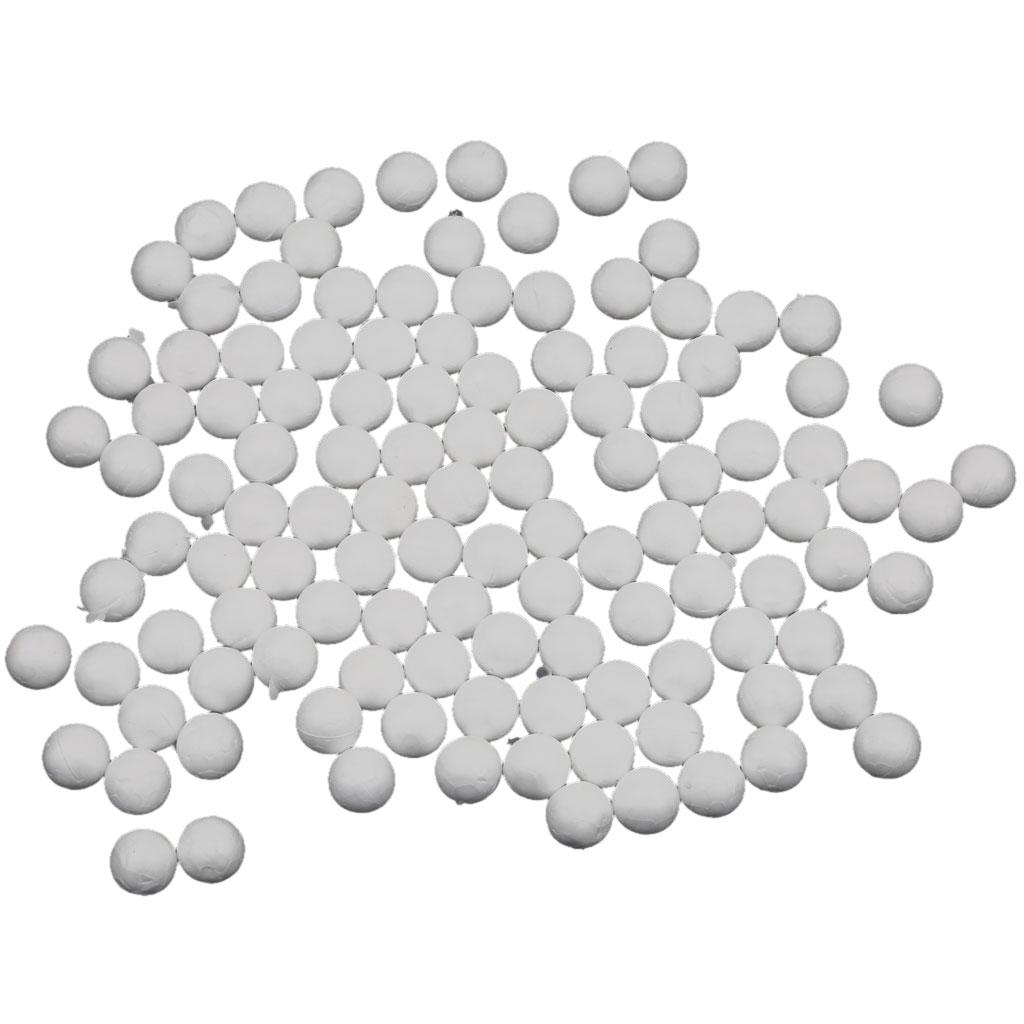 300 Miếng 15 Mm 20 Mm 25 Mm Pha Trắng Để Tạo Hình Thủ Công Polystyrene Xốp Bóng